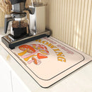 Axyaa Cartoon Pattern Kitchen Drying Mat - Non-Slip Table Coasters & Placemat