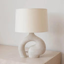 Axyaa Nordic Cloth Art Table Lamp for Living Room Bedroom Study Art Model Room