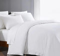 Axyaa Luxury Egyptian Cotton Duvet Cover Queen Size, Silky Soft & Breathable White Quilt
