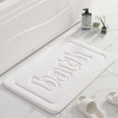 Axyaa Embossed Velvet Bathroom Floor Rug High Quality Non-slip Bath Mat