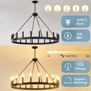 Axyaa Luxury LED Ceiling Chandelier for Modern Living Room & Dining Area
