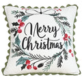 Axyaa Holiday Dutch Velvet Letter Print Pillowcase - Cojines Sofa Throw Pillow Cover