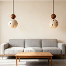 Axyaa Yellow Cave Stone Pendant Light - Scandinavian Wabi-Sabi Design