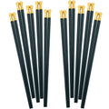Axyaa Green Alloy Chopsticks 10 Pairs for Sushi Noodles & Chinese Korean Cuisine