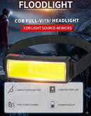 Axya COB LED Rechargeable Headlamp: Waterproof, Bright, Essential Camping Gear