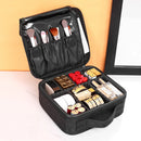 Axyaa Three-layer Waterproof Oxford Cosmetic Case for Makeup and Manicure Organization