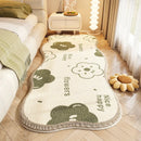 Axyaa Luxe Bedroom Carpet: Soft Fluffy High-End Area Rug for Children's Room