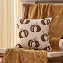 Axyaa Autumn Pumpkin Plush Pillowcase for Sofa Decoration
