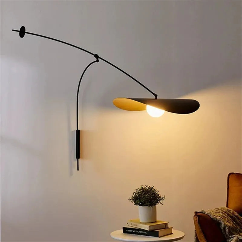 Axyaa Nordic LED Floor Lamp with Adjustable Long Arm for Reading