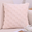 Axyaa Waffle Fabric Plush Pillowcase for Home Decor and Comfort