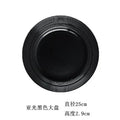 Axyaa Macaron Plate: Brushed Flat Plate for Vegetables, Steak, Pasta, Cake, Breakfast