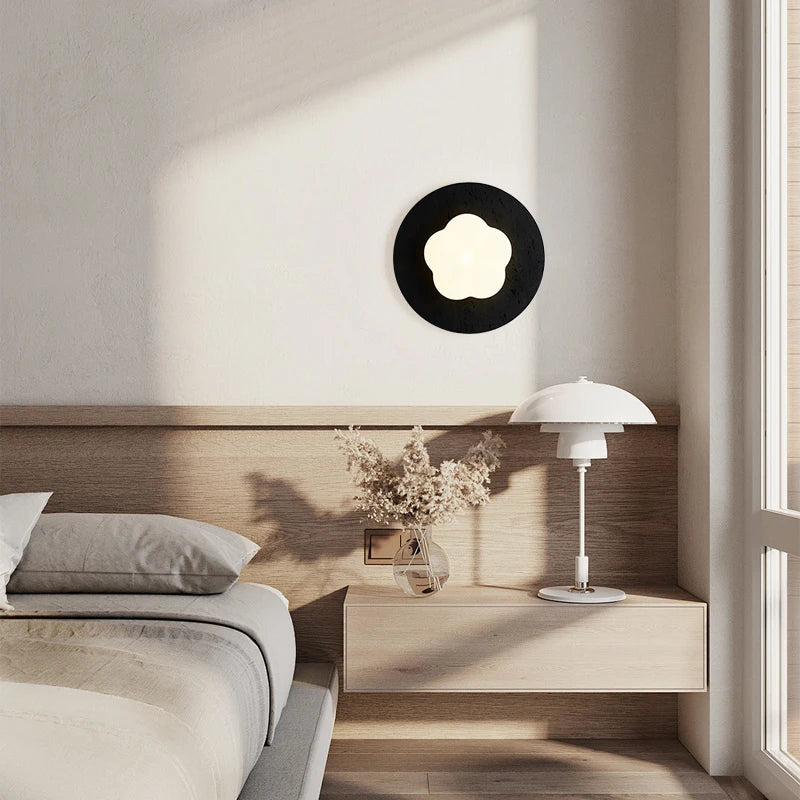 Axyaa White PVC Pumpkin LED Wall Lamps - Modern Nordic Living Room Decor