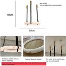 Axyaa Alabaster Marble Chandelier Ceiling Light for Bedroom & Entryway