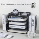 4-Tier Paper Tray Storage Box with File Holder for Desk Organization by Axyaa