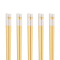 Axyaa Colorful Hearts Chopsticks Set - Non-Slip Reusable Japanese Sushi Kitchen Tools