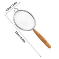 Axyaa Stainless Steel Flour Sieve Fine Mesh Strainer Colander Pastry Baking Tools