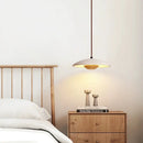 Axyaa Natural Stone Wood LED Chandelier.