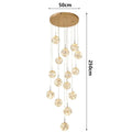 Axyaa Nordic Stair Chandelier Pendant Lights for Living, Bedroom, and Dining Room