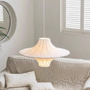 Axyaa Silk Pendant Light: Handwoven Boho Chic Ceiling Lamp for Home or Hotel