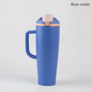 Axyaa 1200ml Car Cup with Flip Lid, Dual Drink Fruit Cup & Insulated Design