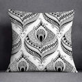 Colorful Ethnic Pattern Pillowcase by Axyaa - Ideal for Sofa, Bedroom, Car
