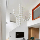 Axyaa Nordic Stair Chandelier Pendant Light Ceiling Fixture for Living, Bedroom, Dining Room
