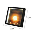 Axyaa Modern Minimalist Luminous Lighting Painting for Bedroom - Three Color Dimming