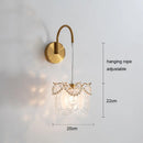 Axyaa Crystal LED Luxury Wall Lamp: Modern, Minimalist & Nordic Indoor Lighting