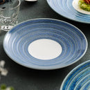 Axyaa Ceramic Shallow Plate: High Beauty Specialty Tableware