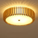 Axyaa Modern Wooden Ceiling Lights: Nordic Minimalist Chandelier for Living Room, Bedroom, Kitchen