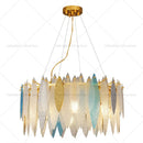 Luxury Axyaa Glass Chandelier Light for Modern Living and Dining Spaces