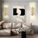 Axyaa Stainless Steel Gold Wall Lamp - Modern Nordic Design for Bedroom, Restaurant, Aisle