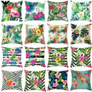 Axyaa Tropical Plants Flower Pillowcase