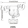 Axyaa Elk Antlers Wine Glass – Creative Christmas Series Gift
