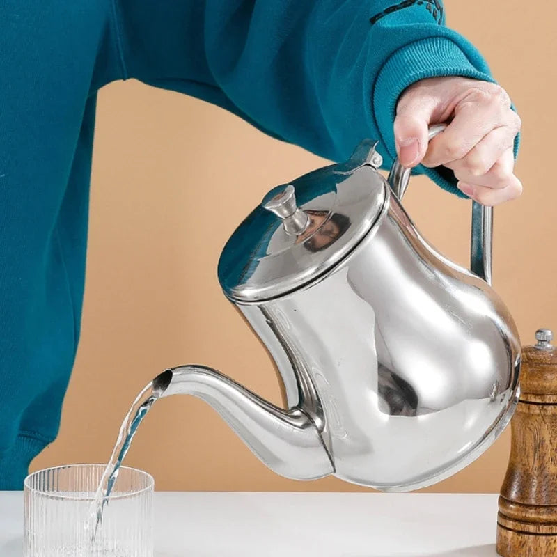Axyaa Stainless Steel Oil Pot Flask for Kitchen Oil Storage and Dispensing