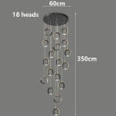 Axyaa LED Pendant Light Chandeliers for Living Room, Modern Indoor Staircase Lighting