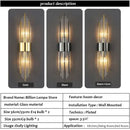 Modern LED Gold Wall Sconce by Axyaa for Home Decor, Living Room, Bedroom, Stairs