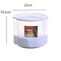 Axyaa Rotating Rice Bucket Grain Storage Box Cereal Dispenser Moisture-Proof Container