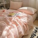 Axyaa Summer Double-Layer Yarn Xia Liang Quilt Set - 4-Piece