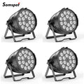Axyaa 18x10W RGBWAL LED Par Lights for DJ Disco Party, Concerts, and Events