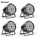 Axyaa 18x10W RGBWAL LED Par Lights for DJ Disco Party, Concerts, and Events