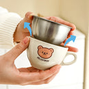 Axyaa Double Wall Stainless Steel 170ml Kids Water Cup