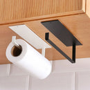 Axyaa Paper Towel Holder Adhesive Tissue Hanger Bathroom Storage Rack