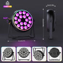Axyaa RGBW LED Par Light 4IN1 DJ Party Lights with Remote Control