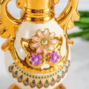 Axyaa Gold Ceramic Vase: Retro High-End Home Decor & Wedding Decoration