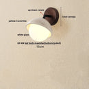 Axyaa Yellow Travertine LED Wall Lights Modern White Nordic Iron Stair Light