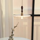 Axyaa Minimalist LED Glass Pendant Light for Coffee Loft Decor