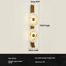 Axyaa Brass and Marble Wall Light: Luxury Minimalist Lighting for Home Decor