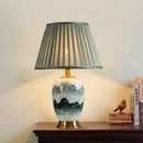 Axyaa Ceramic Table Lamp: Contemporary Luxury for Home, Office & Hotel