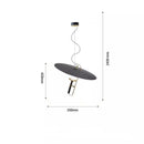 Axyaa Minimalist Adjustable LED Dining Room Chandelier